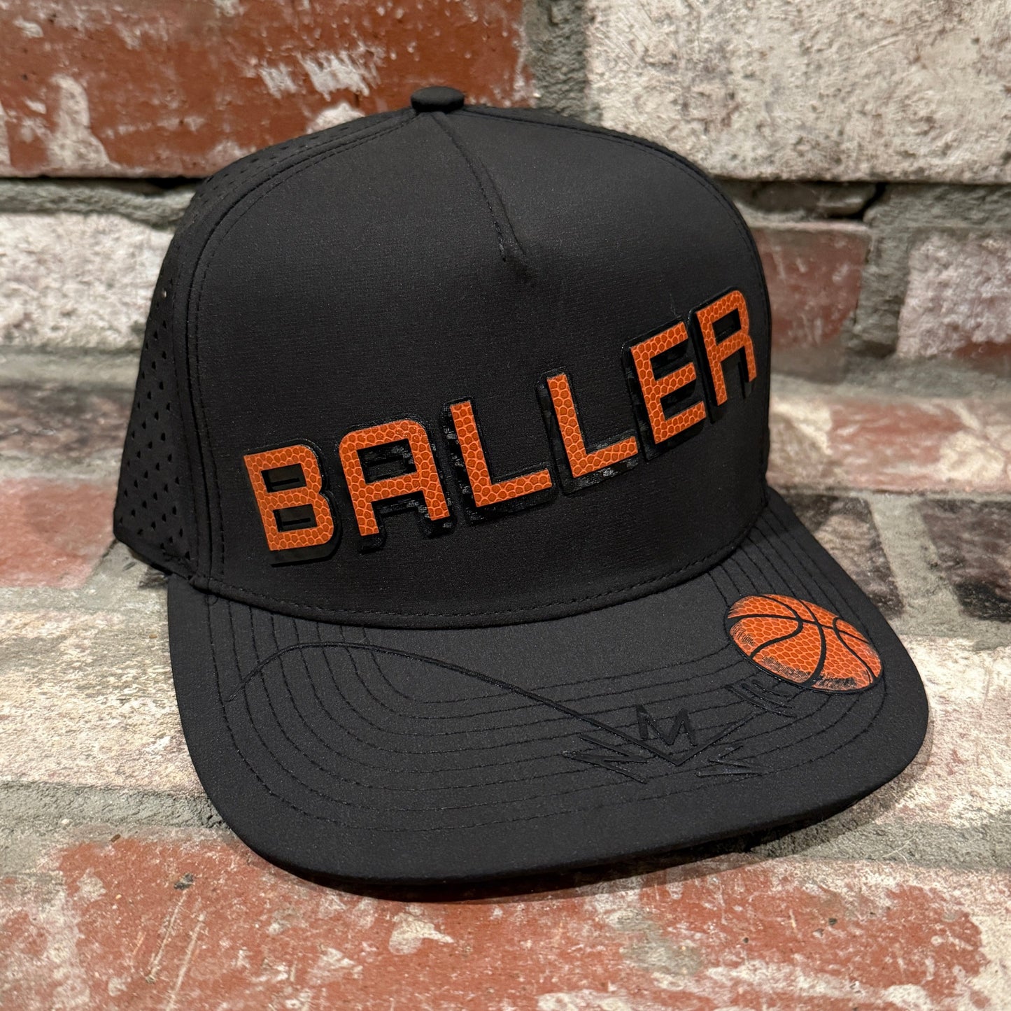 Zapped Blackhawk Hat with Customizable Leatherette Patch