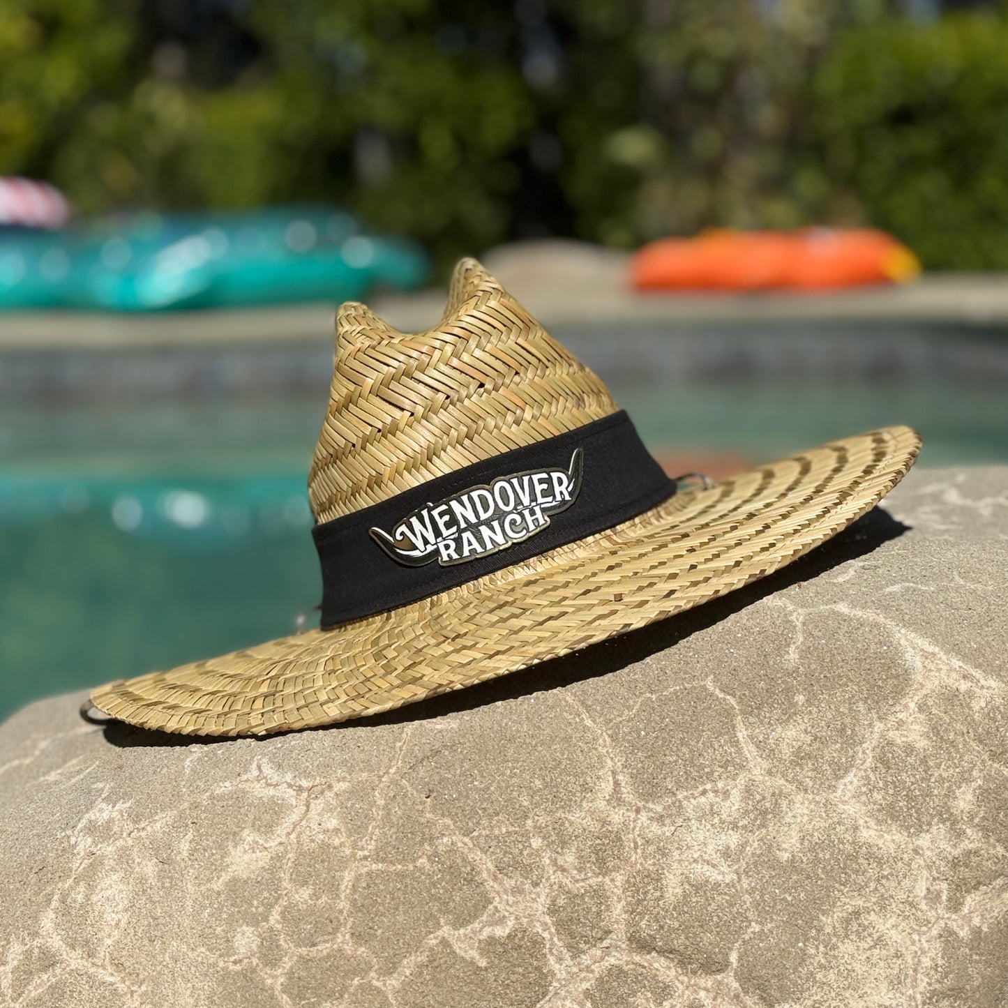 Customized Straw Lifeguard Hat