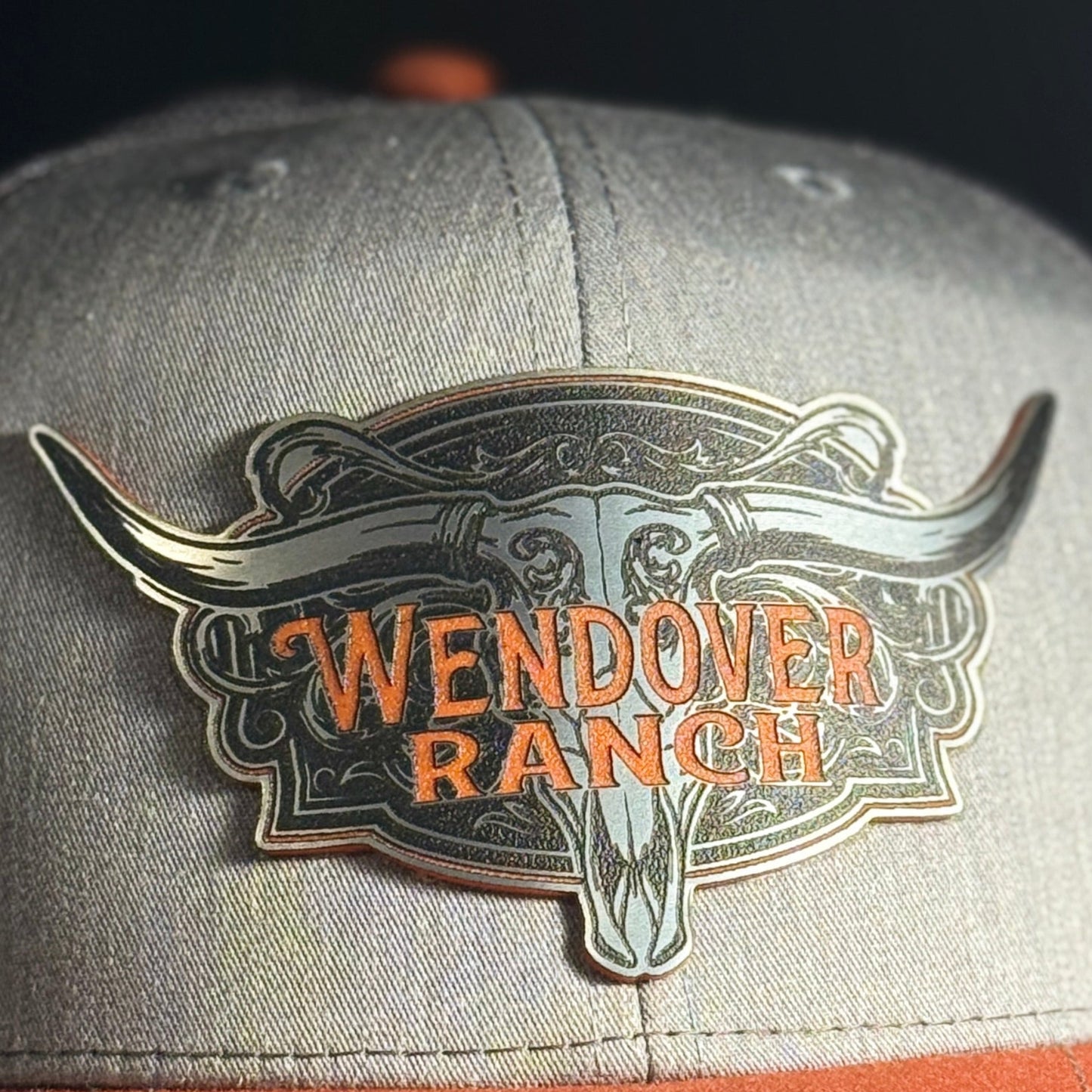 Zapped Osprey 7 Panel Hat with Customizable Leatherette Patch
