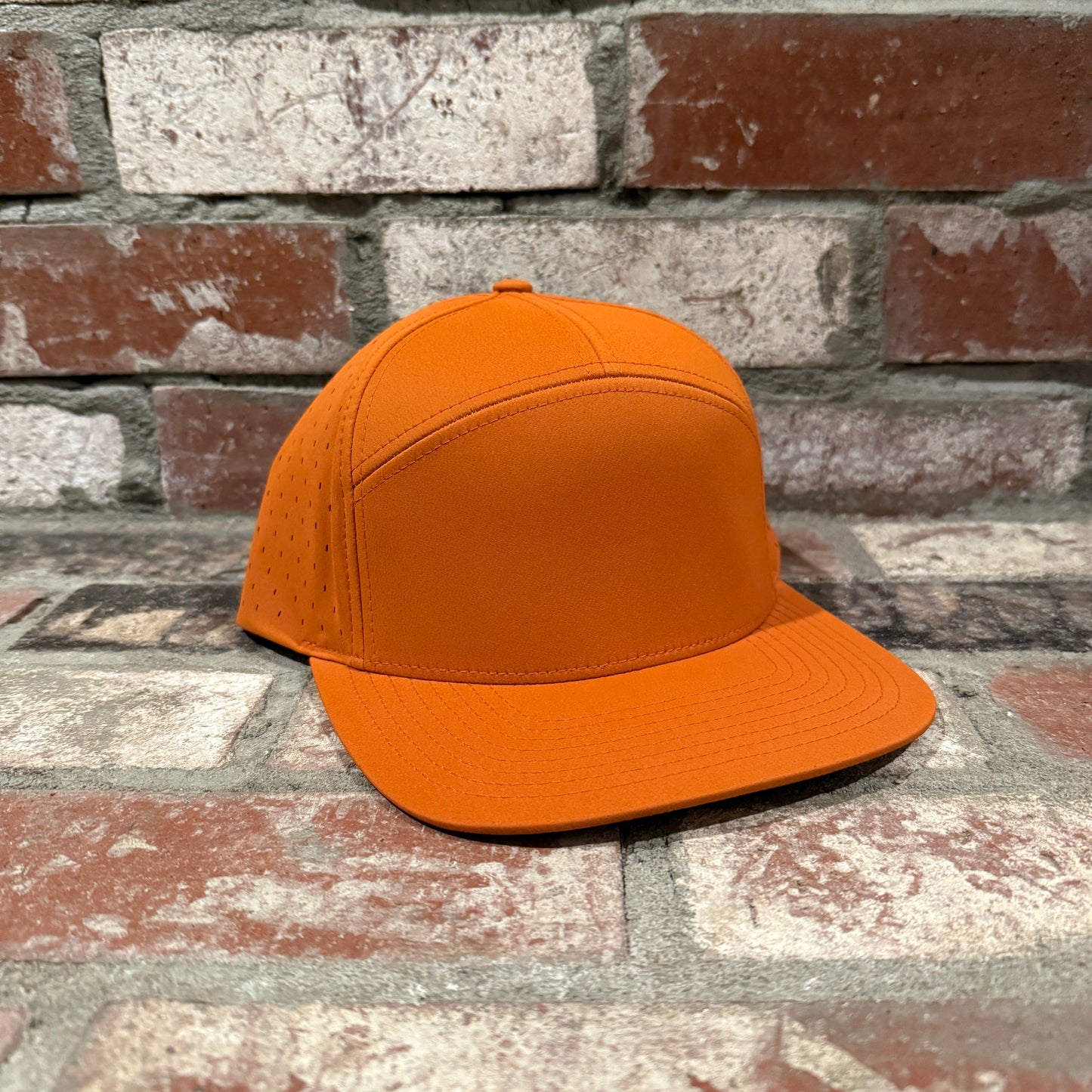 Richardson 169 7-Panel Hat with Customizable Leatherette Patch