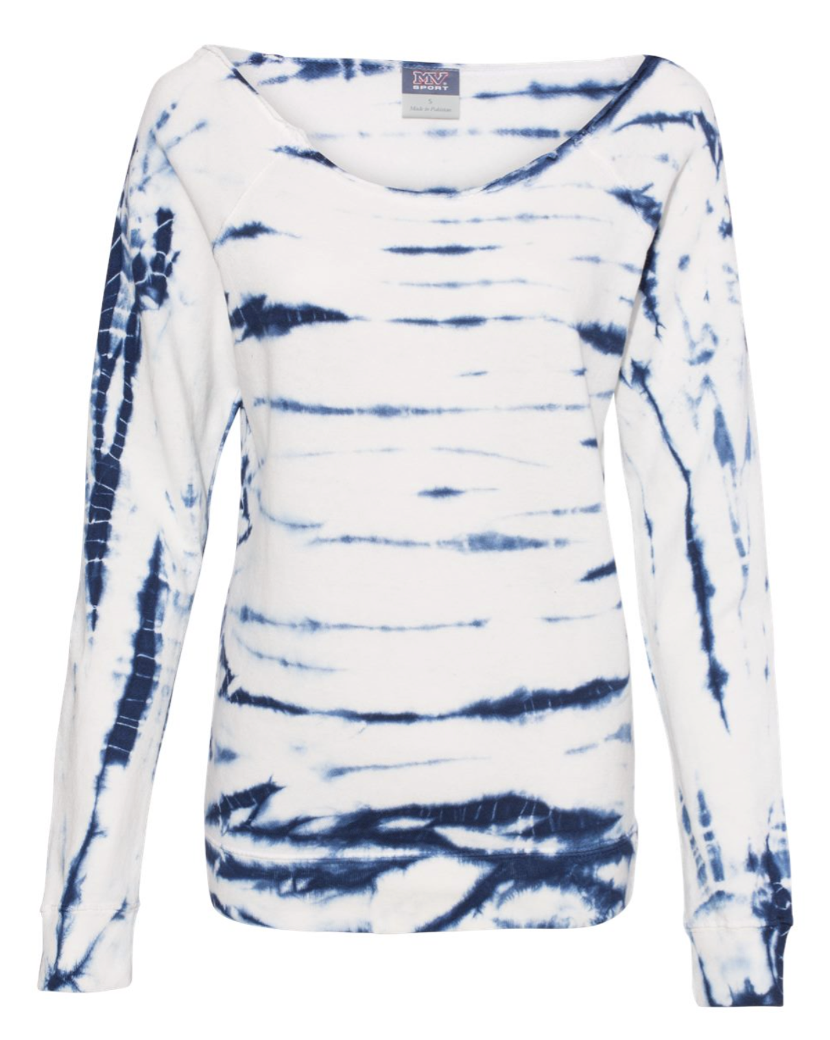 PREORDER - OTB Off-the-Shoulder Tie Dyed Sweatshirt
