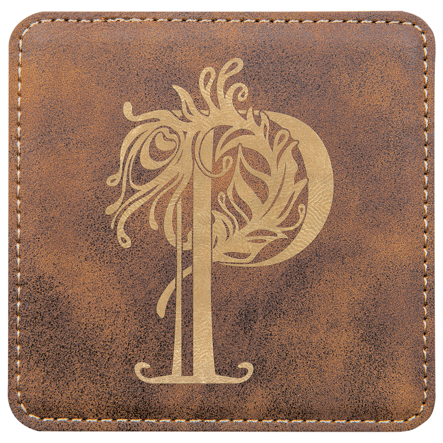 Customizable Square Leatherette Coaster