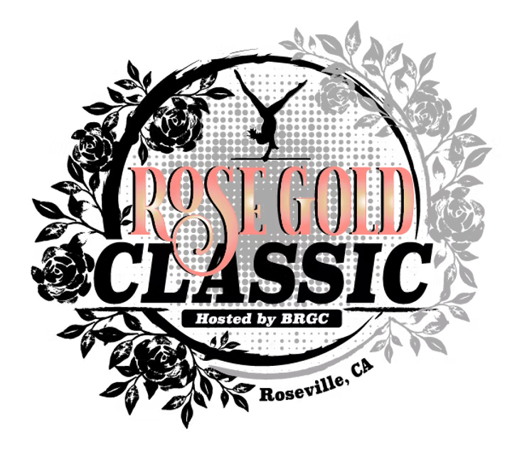 Rose Gold Gymnastics Meet