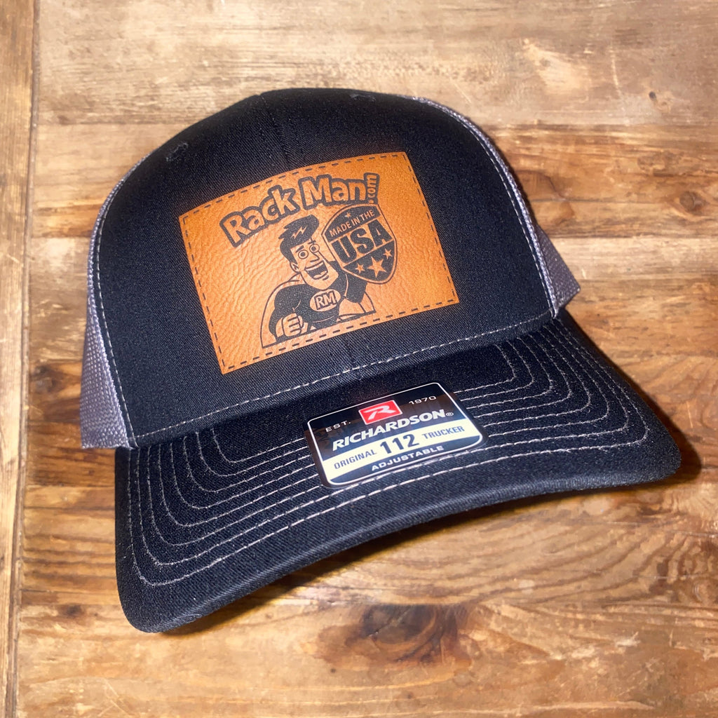 Richardson 112 Trucker Cap w/ custom Leatherette Patch