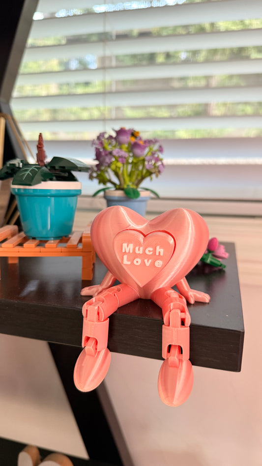 Articulated Heart Fidget Clicker - Ez Creations