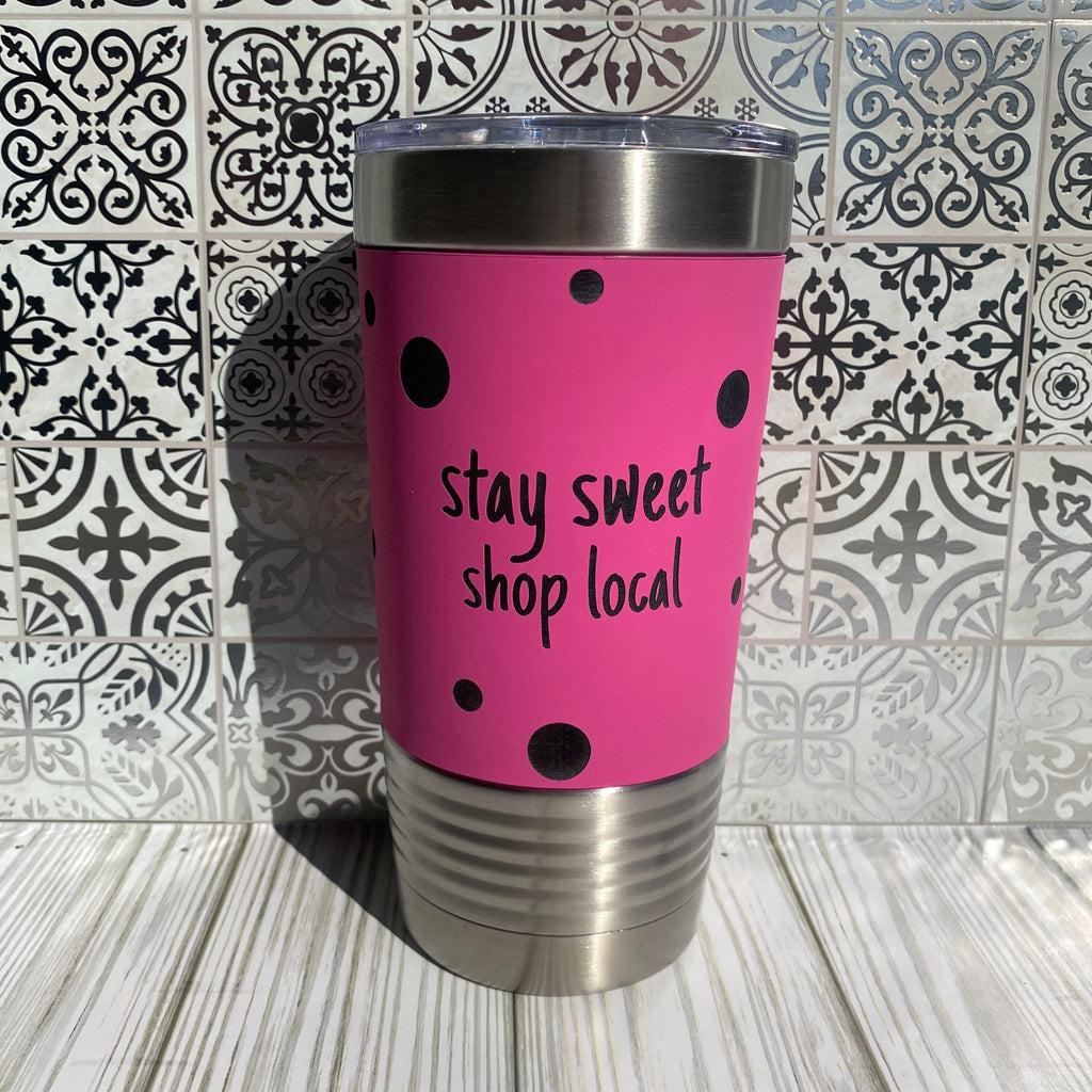 Customizable Silicone Grip 20oz Tumbler