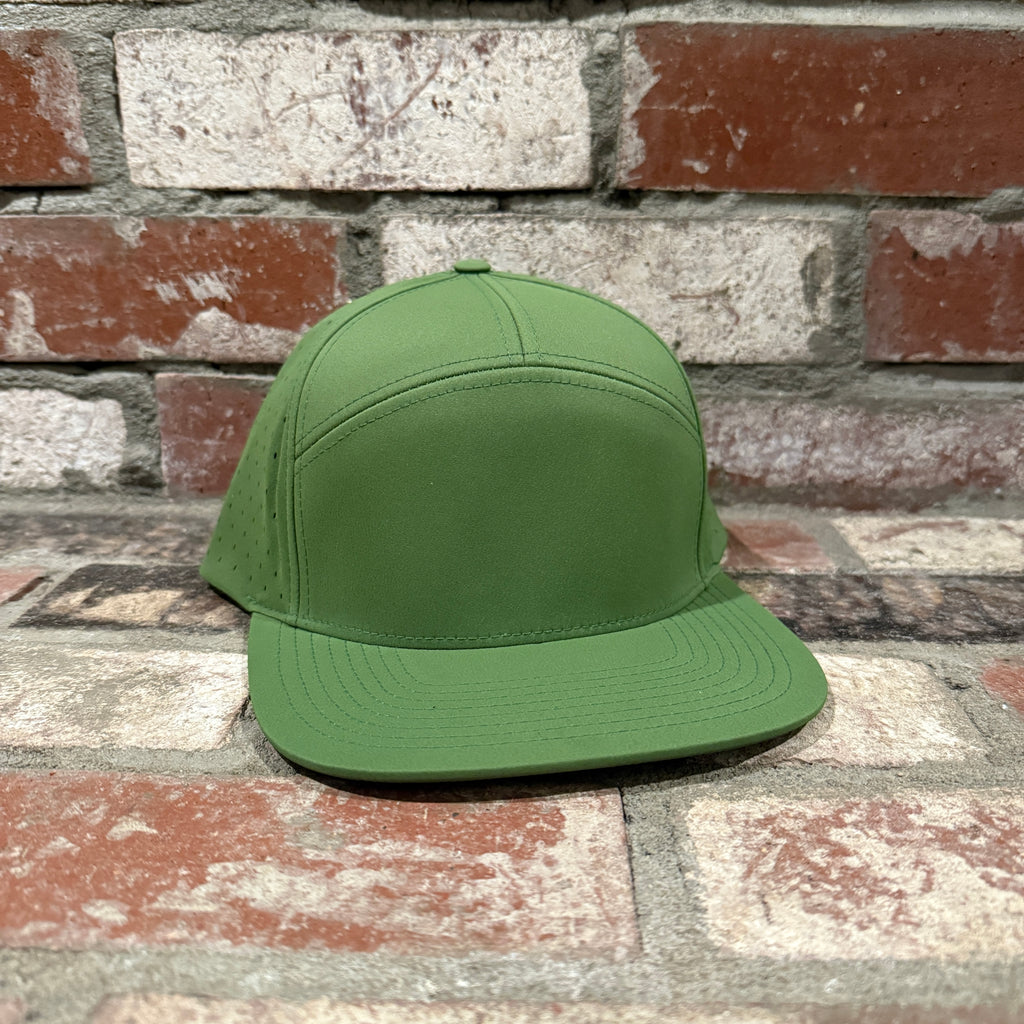 Richardson 169 7-Panel Hat with Customizable Leatherette Patch