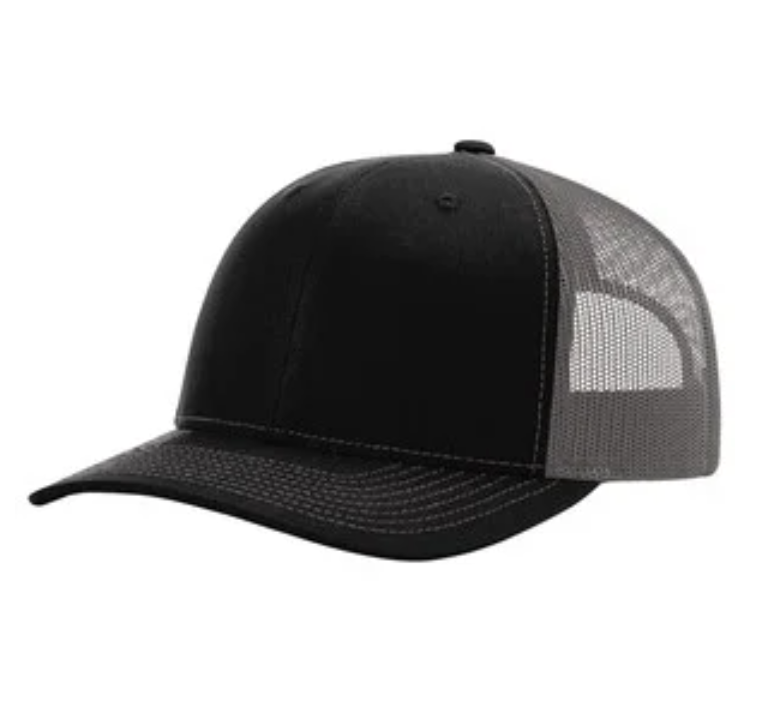 Richardson 112 Trucker Cap w/ custom Leatherette Patch