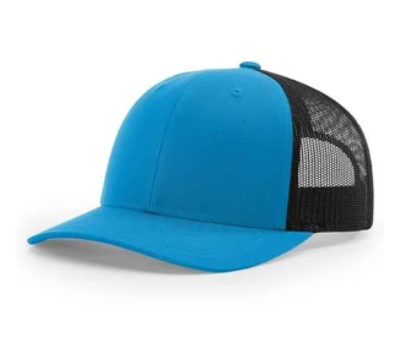 Richardson 115 Low Profile Trucker Cap w/ custom Leatherette Patch