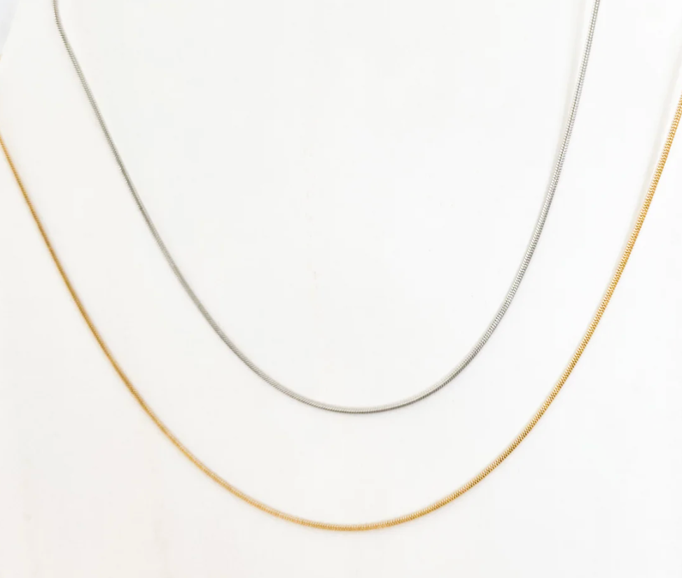 Full Round Snake Necklace Chain