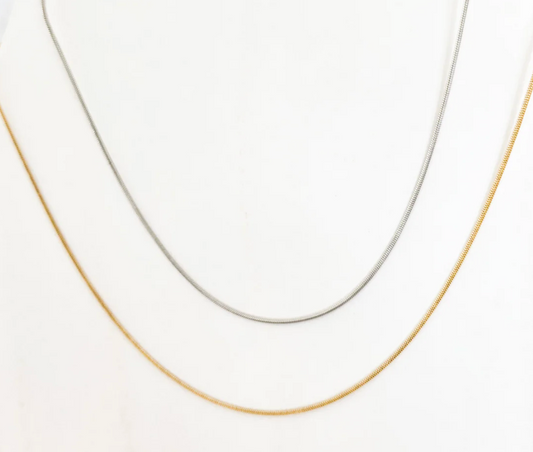 Full Round Snake Necklace Chain