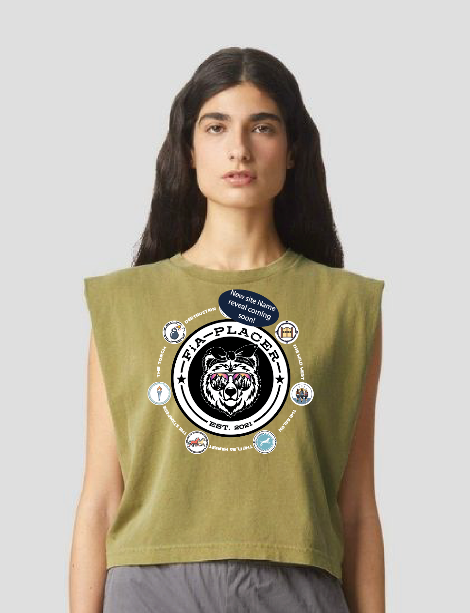 Personalized Women's Muscle Tee