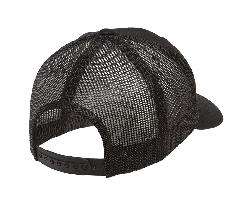 Yupoong 6066 Hat w/ custom Leatherette Patch