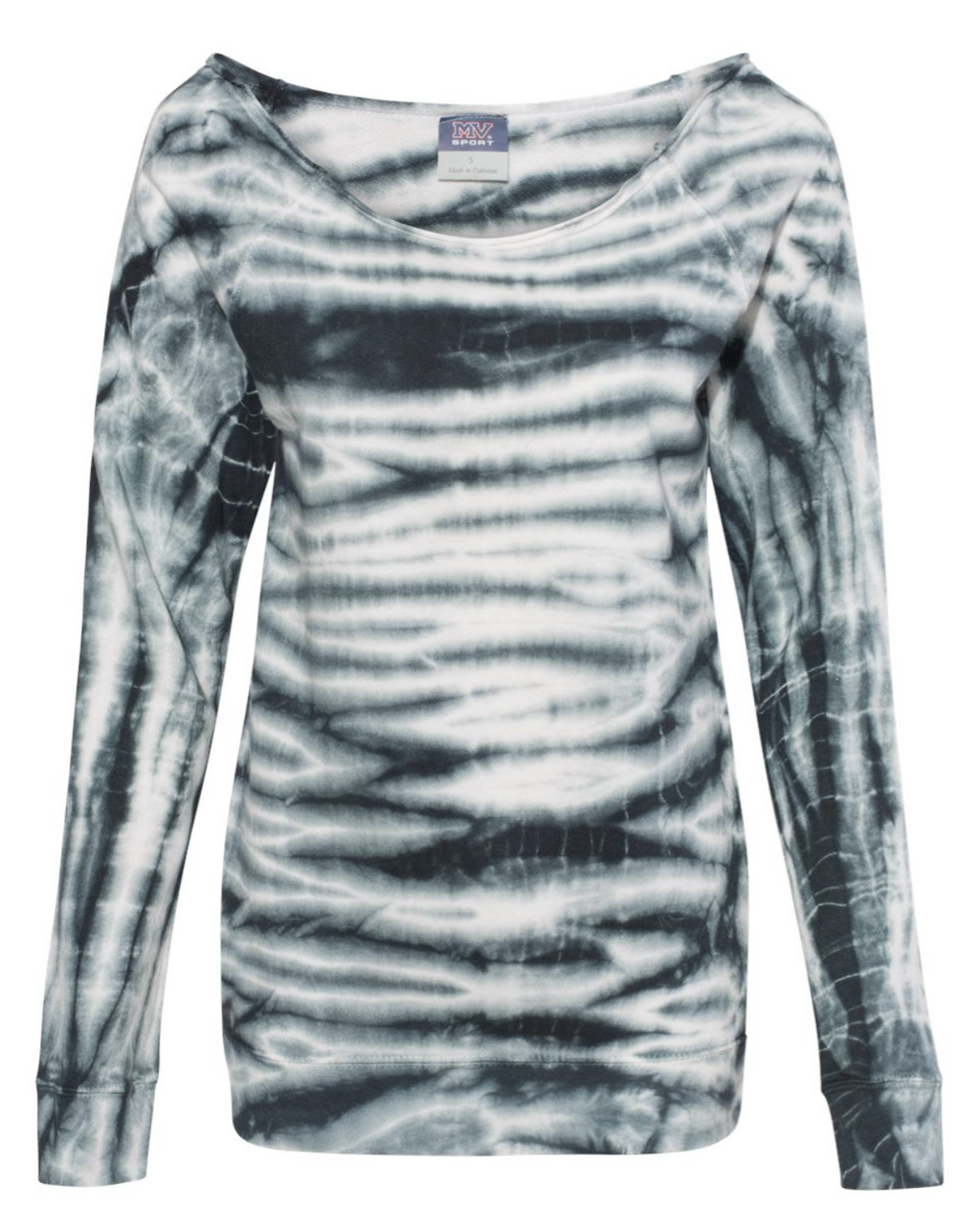 PREORDER - OTB Off-the-Shoulder Tie Dyed Sweatshirt