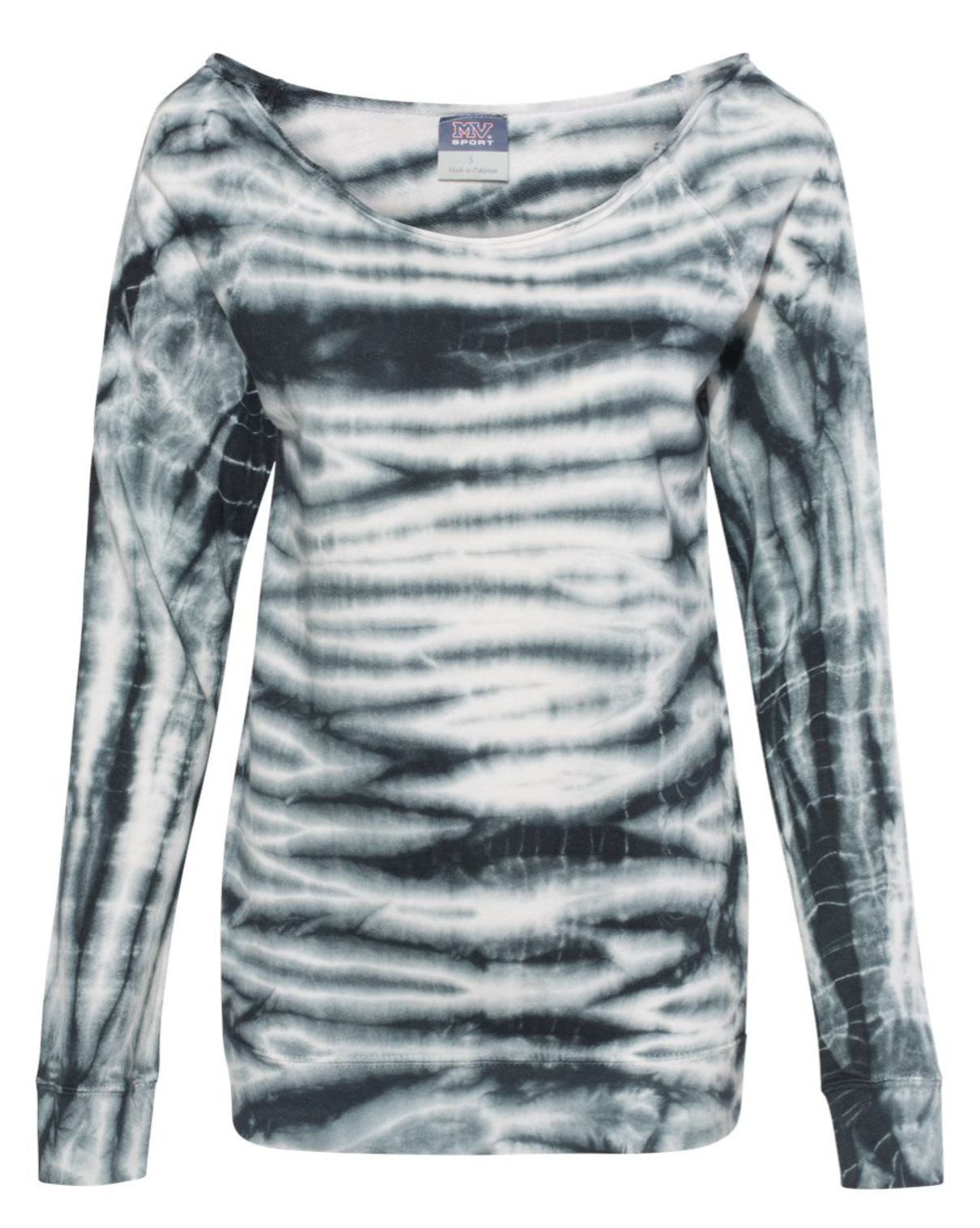 PREORDER - OTB Off-the-Shoulder Tie Dyed Sweatshirt