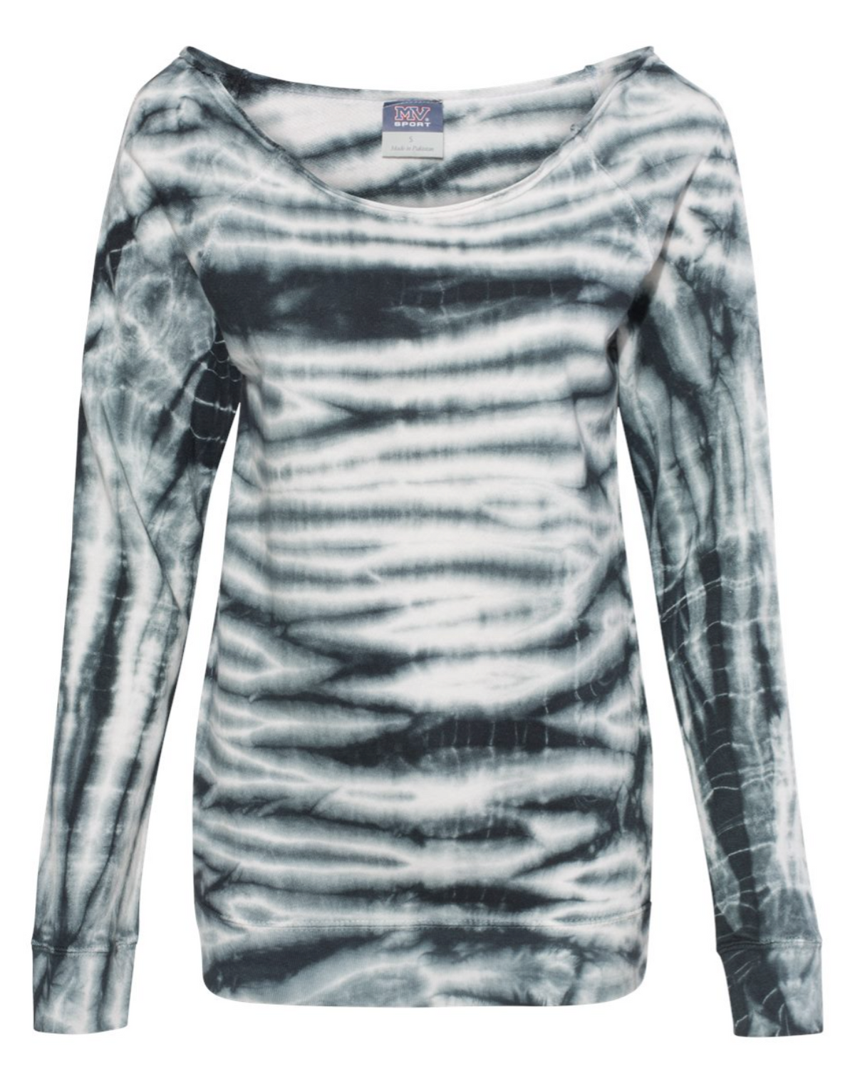 PREORDER - OTB Off-the-Shoulder Tie Dyed Sweatshirt