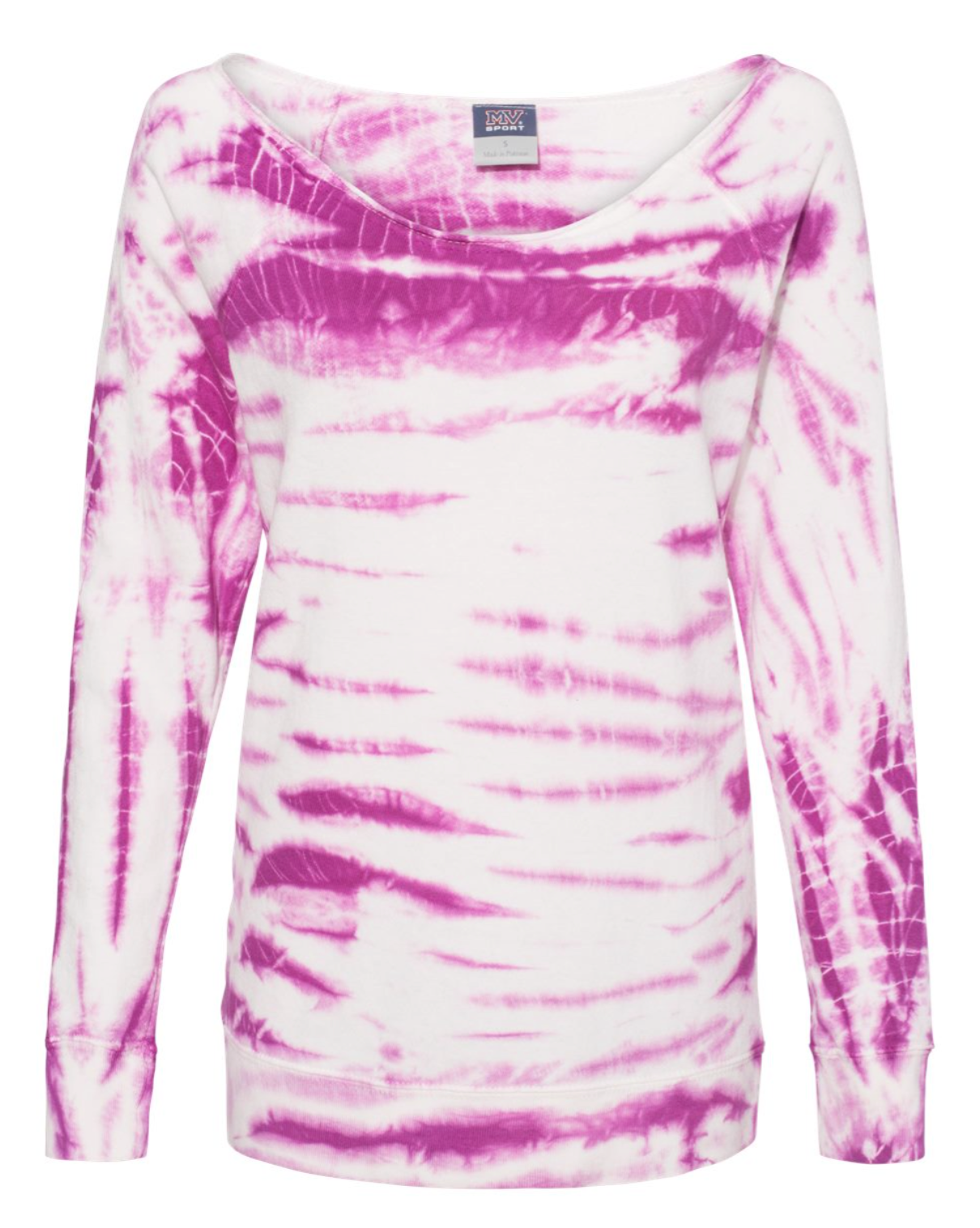 PREORDER - OTB Off-the-Shoulder Tie Dyed Sweatshirt