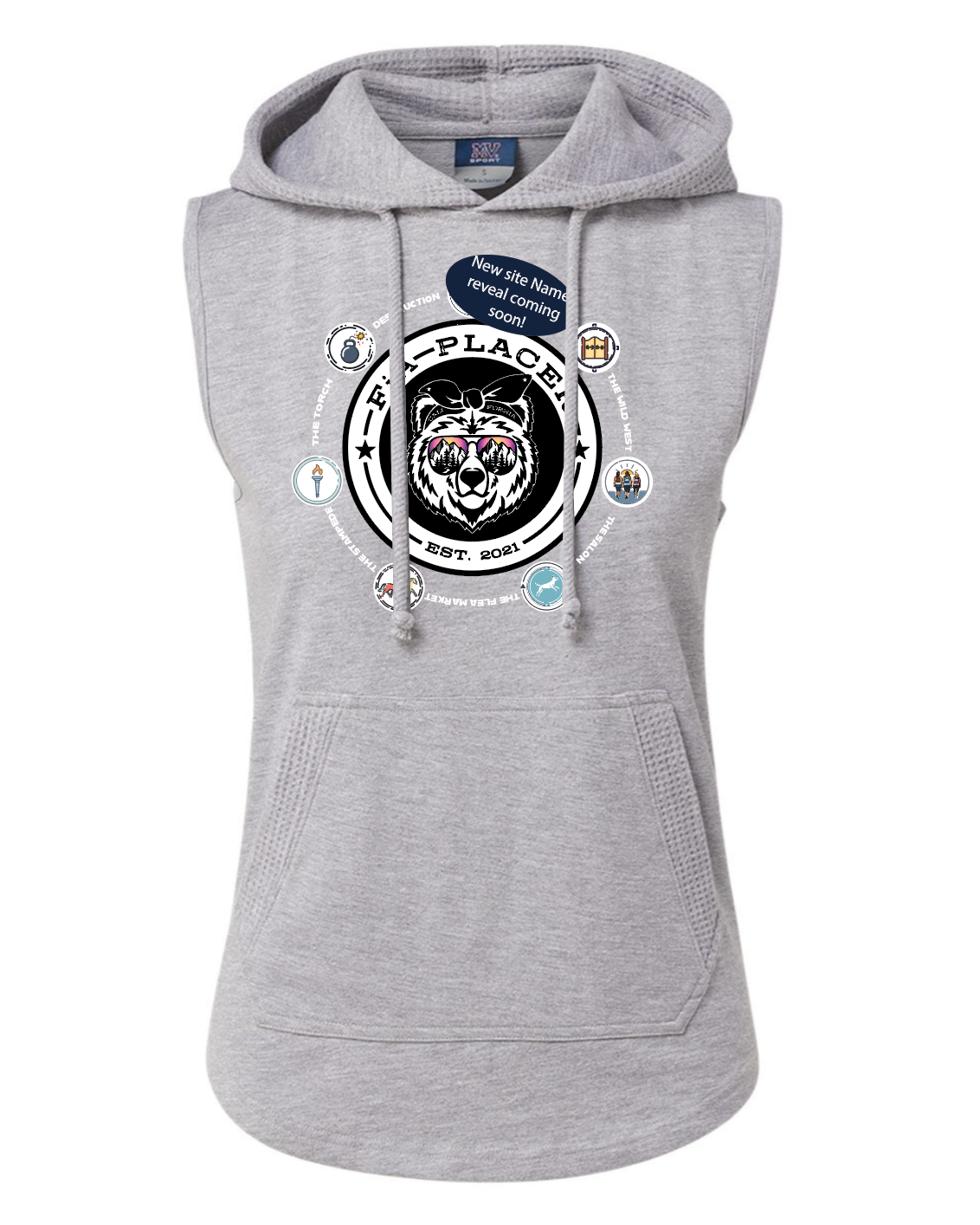 PREORDER - OTB FiA Placer Sleeveless Hooded Sweatshirt
