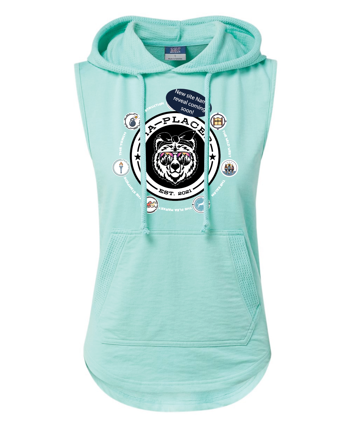 PREORDER - OTB FiA Placer Sleeveless Hooded Sweatshirt