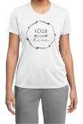 Women's Personalized Screen Printed Performance Shirt