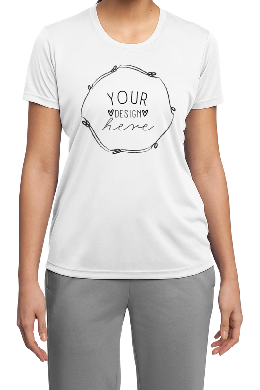 Women's Personalized Screen Printed Performance Shirt