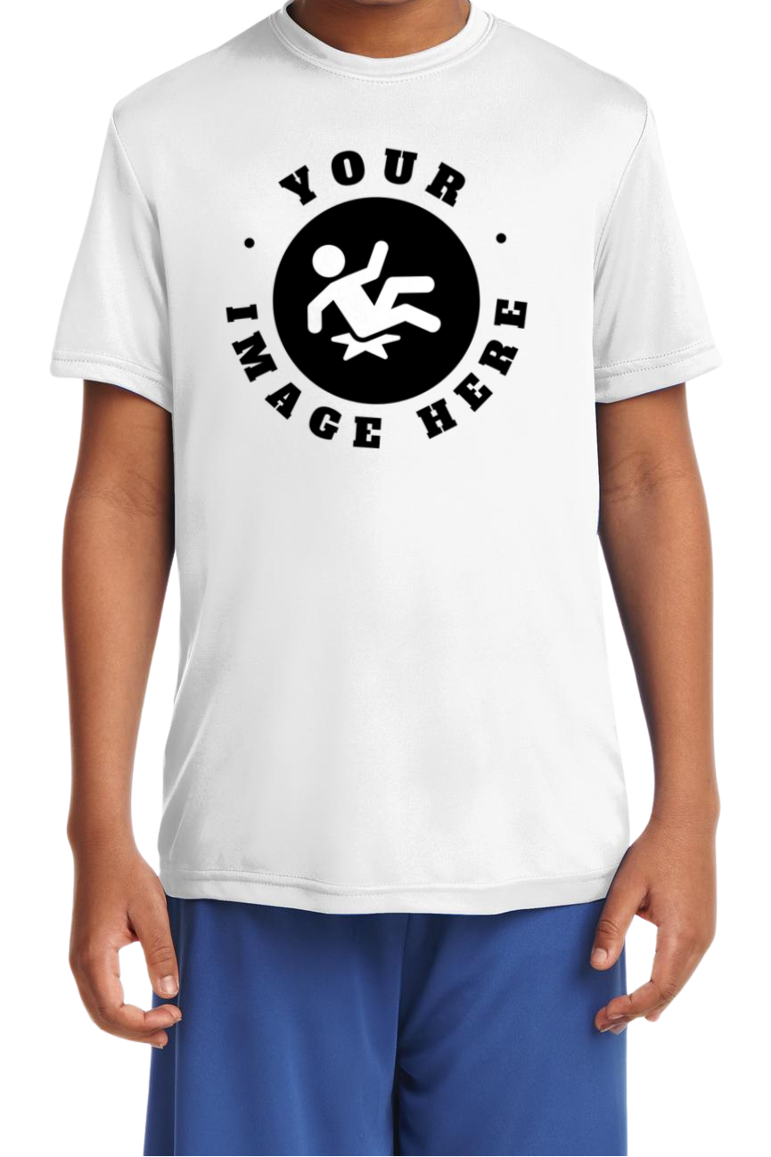 Youth Personalized Screen Printed Performance Shirt