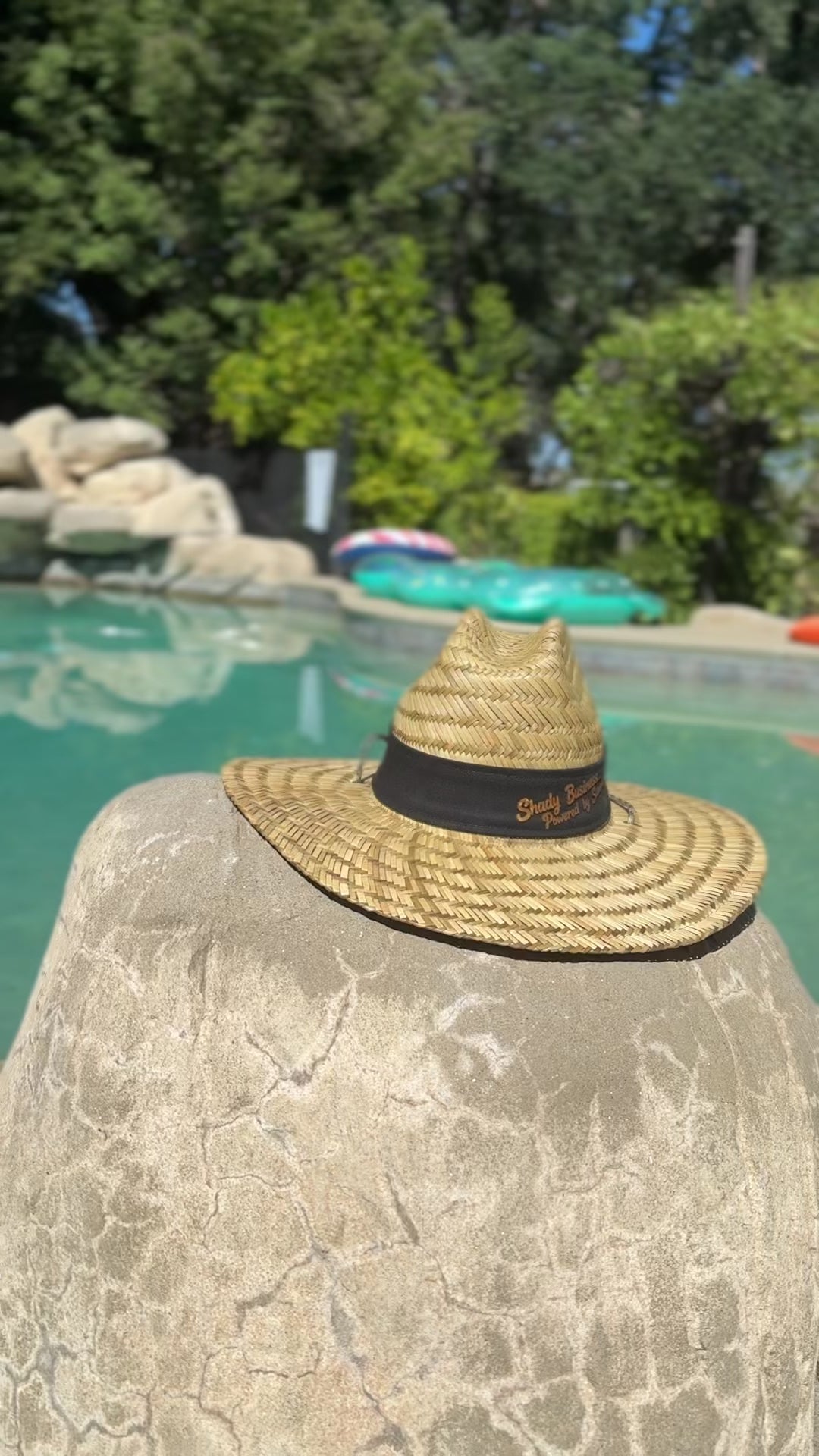 Customized Straw Lifeguard Hat