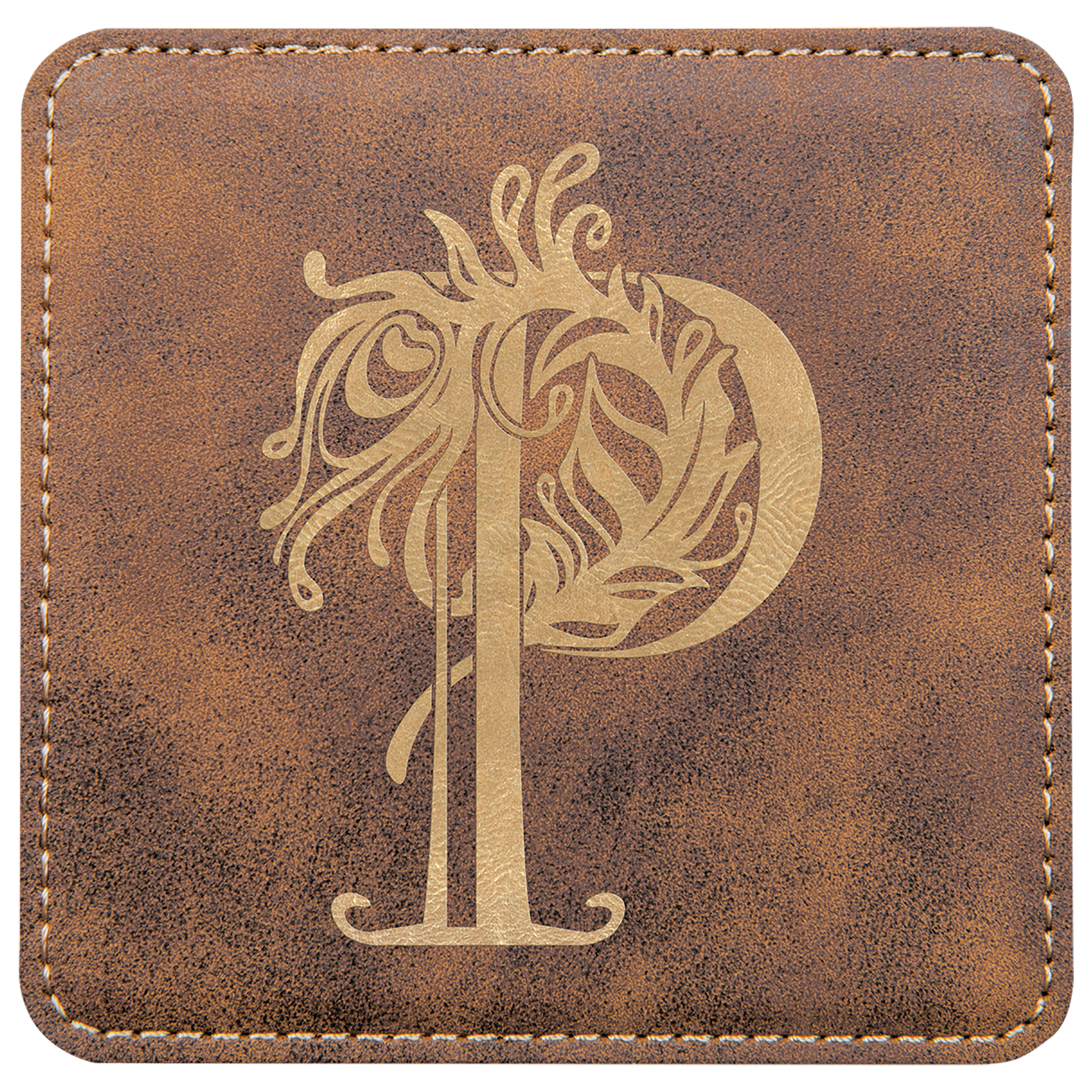 Customizable Square Leatherette Coaster