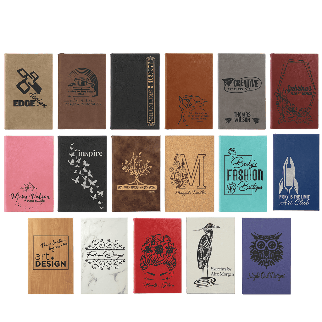 ABZolutely Crafted - Customizable Leatherette Notebook