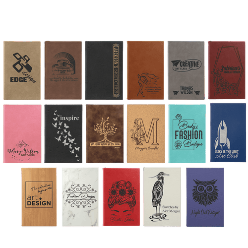 ABZolutely Crafted - Customizable Leatherette Notebook