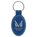 ABZolutely Crafted - Customizable Leatherette Oval Keychain
